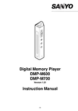 Sanyo DMP-M700 Manuale Utente