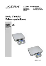 Kern DE 60K10DL Postal Scale 35kg DE 60K10DL ユーザーズマニュアル