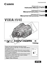Canon HV40 지침 매뉴얼