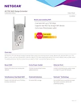 Netgear EX3800 – AC750 WiFi Range Extender Data Sheet