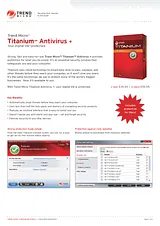 Trend Micro Titanium Antivirus + 5112663520124 Scheda Tecnica