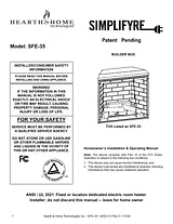 Hearth & Home Technologies SFE-35 User Manual