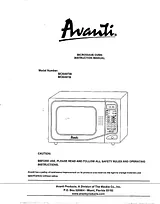 Avanti MO649TB User Manual