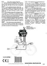 Kemo M172 USB Bicycle charge controller USB (Mini B) M172 Manual De Usuario