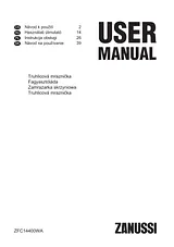 Zanussi ZFC14400WA Manual Do Utilizador