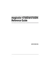 Konica Minolta 4750dn Reference Guide
