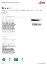 Fujitsu RX300 S6 VFY:R3006SC060IN Hoja De Datos