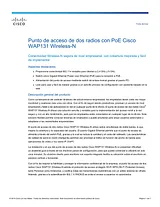 Cisco Cisco WAP131 Wireless-N Dual Radio Access Point with PoE Fiche De Données
