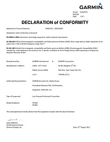 Declaration Of Conformity