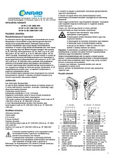 Voltcraft IR 1000-30D Infrared Thermometer IR 1000-30D Справочник Пользователя