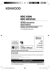Kenwood KDC-HD552U Справочник Пользователя
