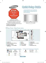 Samsung ln-32a550 Quick Setup Guide