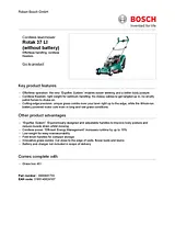 Bosch Rotak 37 LI 0600881703 Fascicule