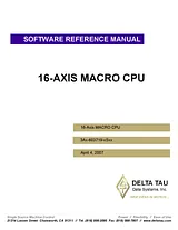 Delta Tau UMAC MACRO - 16-AXIS MACRO CPU 参照マニュアル
