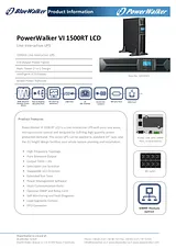 BlueWalker Powerwalker VI 1500RT LCD 10120023 Manuel D’Utilisation