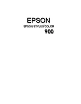 Epson 900 사용자 설명서