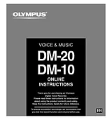 Olympus DM-10 Ознакомительное Руководство