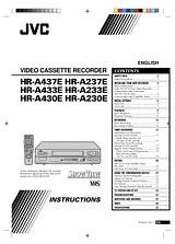 JVC HR-A437E Справочник Пользователя