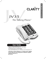 Clarity JV35 Manual Do Utilizador