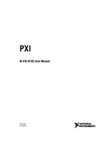 National Instruments PXI NI PXI-8105 Manual Do Utilizador