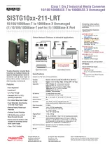 Transition Networks SISTG1040-211-LRT Dépliant