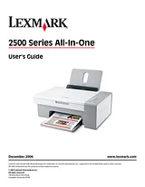 Lexmark X2500 Betriebsanweisung