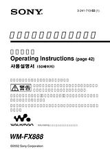 Sony WM-FX888 Manual De Usuario