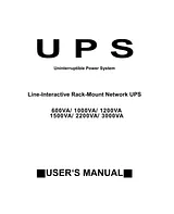 Rackmount Solutions 600VA User Manual