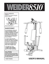 Weider 8510 SYSTEM WESY8510 User Manual