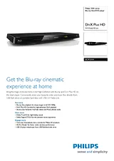 Philips Blu-ray Disc/DVD player BDP3300 BDP3300/05 Leaflet