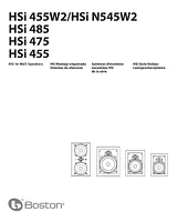 Boston Acoustics HSI 455 Manuale Proprietario