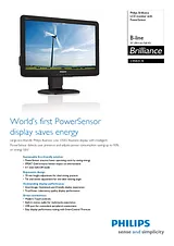 Philips LCD monitor with PowerSensor 235B2CB 235B2CB/00 Dépliant
