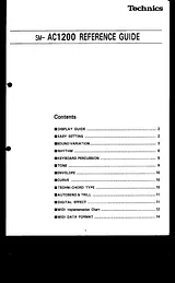 Panasonic sa-gx130d User Manual