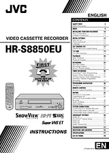 JVC HR-S8850EU Справочник Пользователя