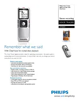 Philips digital recorder LFH0655 LFH0655/27 Leaflet