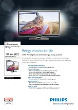 Philips LCD TV 42PFL9664H 42PFL9664H/12 Dépliant