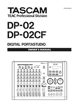 Tascam DP-02CF Справочник Пользователя