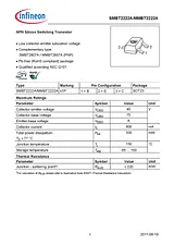 Infineon Technologies N/A SMBT 2222 A NPN Case type SOT 23 I SMBT2222A Data Sheet