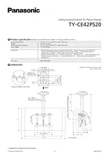 Panasonic TY-CE42PS20 Листовка