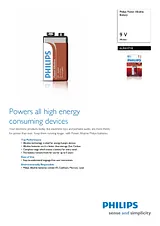 Philips Battery 6LR61P1B 6LR61P1B/10 产品宣传页