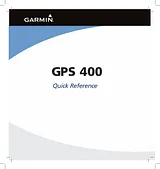 Garmin gps 400 사용자 설명서