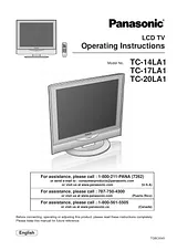 Panasonic tc-14la1 Manual De Usuario