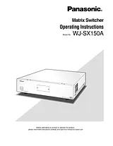 Panasonic WJ-SX150A Справочник Пользователя