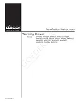 Dacor MRWD30 User Manual