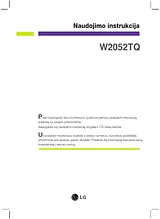LG W2052TQ-PF Guia Do Utilizador