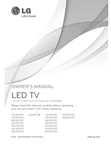 LG 42LN5700 Owner's Manual
