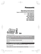 Panasonic KX-TG4773 작동 가이드