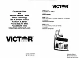 Victor Technology 1210-2 Series Manuel D’Utilisation