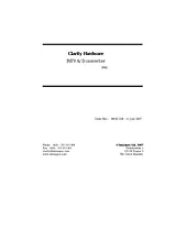 Clarity INT9 User Manual