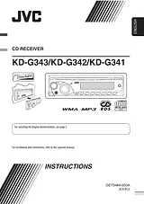 JVC KD-G343 Manual Do Utilizador